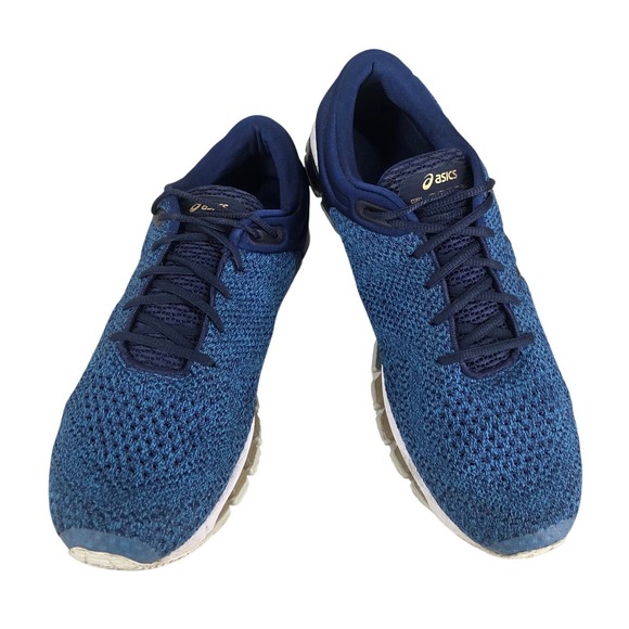 Asics Gel-Quantum 360 Knit 2 Indigo Blue Black Sneakers Men 10.5 Running T8G3N main image 15